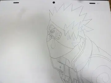 카카시 A2 직필 복사 등 레이아웃/원화/수정/동영상 나루토 NARUTO