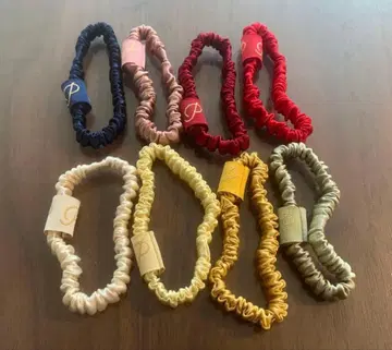 POTETE 실크 스크런치 8색 세트 신색 한정품