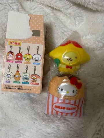 산리오 치비토모 시리즈 반찬 헬로키티 폼폼푸딩 세트