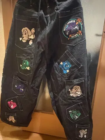 미츠안서 갈피 데님 팬츠