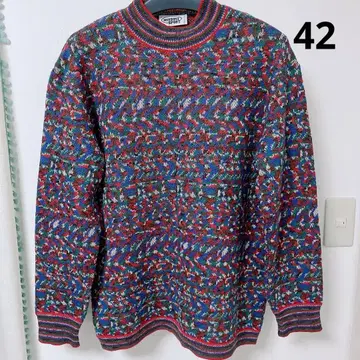 이탈리아제 MISSONI SPORT 멀티 컬러 니트 울 혼방 빈티지