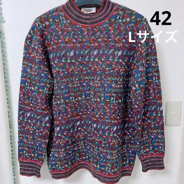 이탈리아제 MISSONI SPORT 멀티 컬러 니트 울 혼방 빈티지