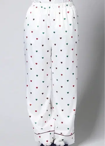 젤라또피케 하트 새틴 롱 팬츠