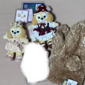 쿠키 앤 봉제 인형 키링 2세트