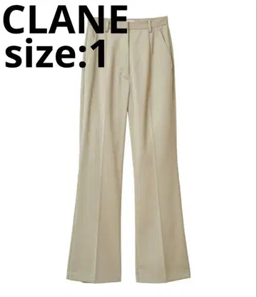 [ CLANE ] 센터 프레스 부츠컷 팬츠