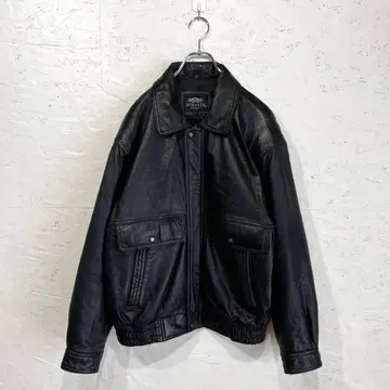 구제 의류 80's 90'sVintage A-2형 빅 실루엣 가죽 자켓