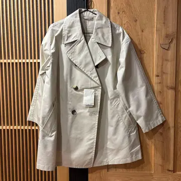 숏 트렌치코트 베이지 038