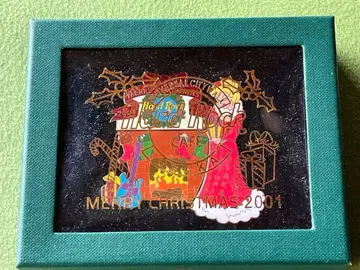 하드 록 카페 핀 배지 2001년 크리스마스 유니버설 스튜디오 재팬점