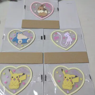 포켓몬 클리어 러버 코스터 3종 5개 세트