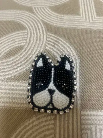 loulou 프렌치 불도그 브로치