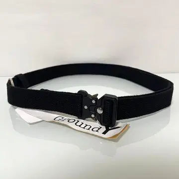 Ground Y 그라운드 와이 로고 택티컬 벨트 블랙