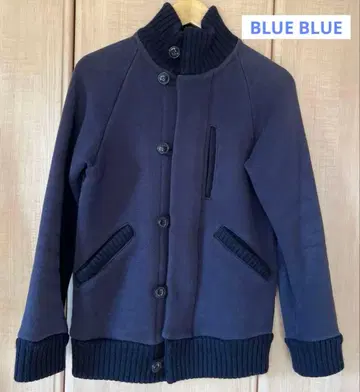 BLUE BLUE 헤비 맨투맨 보아 안감 블루종 네이비 1