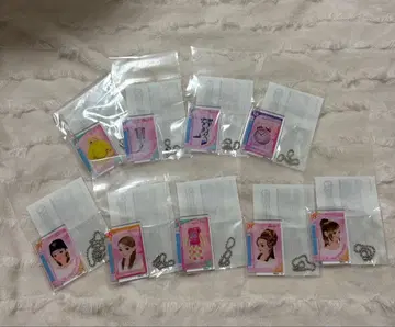 오샤레 마녀 러브 and 베리 BANDAI 1/2 카드 키링