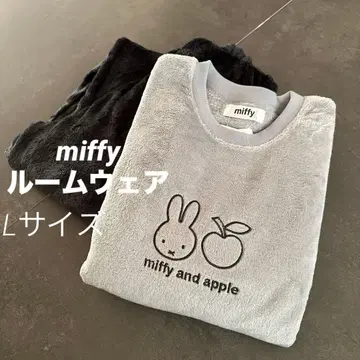 새상품 miffy 미피 복슬복슬 보들보들 룸웨어 상하의 그레이