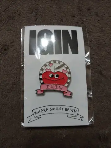 BTS JIN IGIN POPUP 크리스마스 캡슐 토이 핀 배지