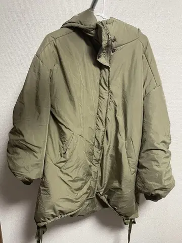 JEANASIS 몬스터 후드티 코트 카키