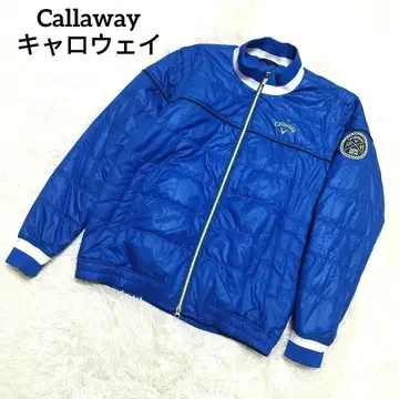 캘러웨이 2WAY 풀 집업 블루종 빅 사이즈 베스트