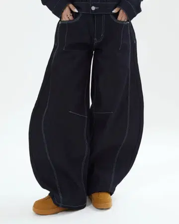 리지드 벌룬 데님 L2156 S (navy) 지저인 ONLINE