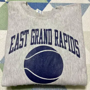 80s Champion 농구 삼단 리버스 위브 트리코 태그 USA제 XL