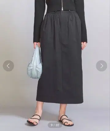 나일론 드로스트링 스커트 BEAUTY&YOUTH 유나이티드 애로우즈