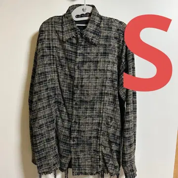 GRANCY 체크 셔츠 셔링