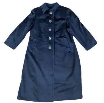 [ VINTAGE ] navy 100% cashmere long coat