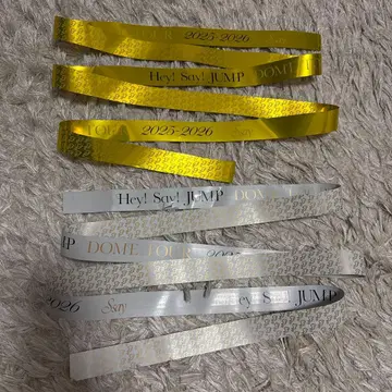 Hey!Say!JUMP Ssay 은색 테이프 골드/화이트 풀 총 2개