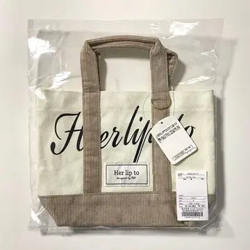 herlipto HLT 미니 토트 아이보리 루미네 한정판