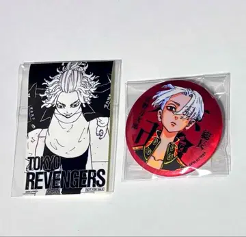 도쿄 리벤저스 사노 만지로 마지막 세계선 특전 매트 메탈릭 캔뱃지