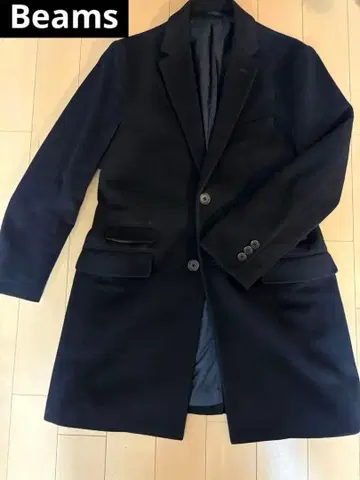 B:MING by BEAMS 체스터 코트 M 사이즈 다크 네이비