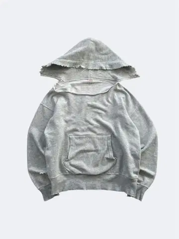 60's PILGRIM faded boro hoodie BIG SIZE