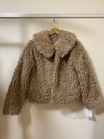 플리스 자켓 보아 자켓 베이지 F