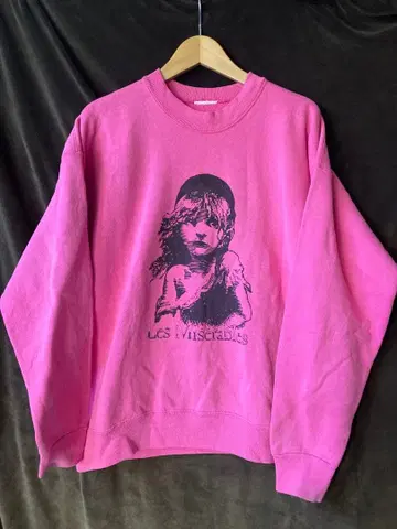 레미제라블 맨투맨 구제 의류 90s 뮤지컬 영화 빈티지
