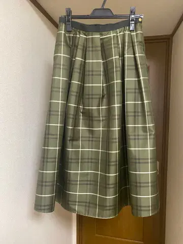 Drawer 체크 무늬 스커트 38