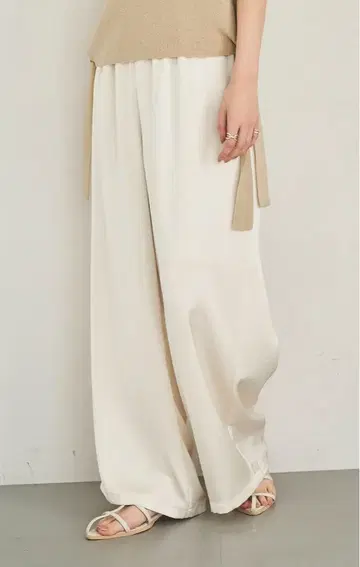 meilmada 빈티지 새틴 이지 팬츠