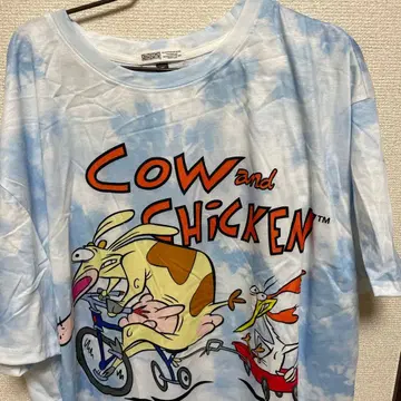 카우 앤 치킨 셔츠 카툰네트워크 XL 사이즈