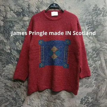 스코틀랜드 James Pringle 니트 스웨터 Scotland