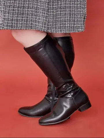 [ 새상품 ] 빅 사이즈 롱 부츠 라파파 슈즈 24.5cm