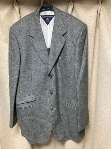 90's TOMMY HILFIGER 그레이 테일러드 자켓