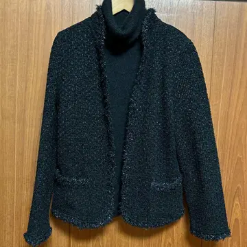 ESCADA 노카라 자켓 36 블랙