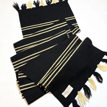 새상품급 부처 프로덕트 스트라이프 프린지 머플러