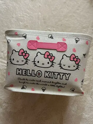 즉시 구매 OK 키티 수납 BOX 선물 포함