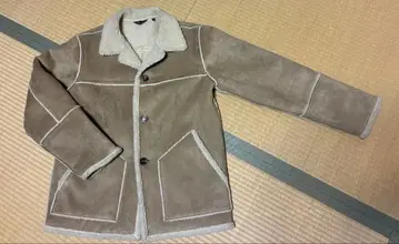 보아 안감 부착 브라운 자켓