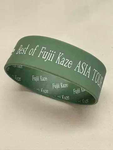 새상품 후지이 카제 리스트 밴드 러버 밴드 아시아 투어 타이베이 한정판