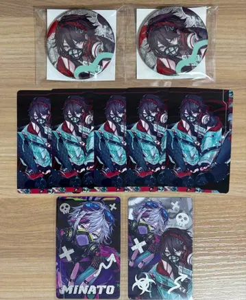 사에구사 아키나 폴라로이드풍 카드 캔뱃지 Stun Mode 니지산지