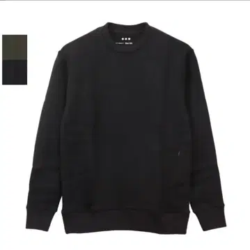 쓰리도츠 남성용 블랙 맨투맨 캐시미어 터치