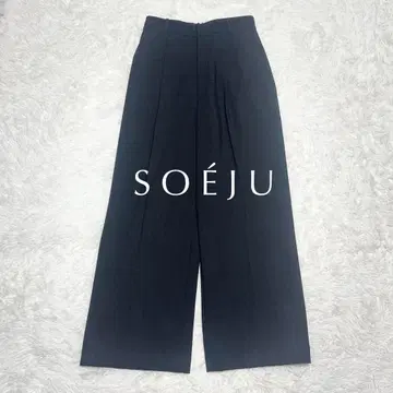 극상 새상품급 SOEJU 울라이크 와이드 팬츠 정가 1.8