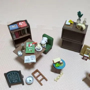 스누피 카페 미니어처 세트