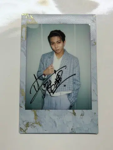 타카하시 유리 친필 사인 폴라로이드