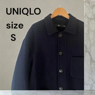 UNIQLO +J 울 블렌드 오버 사이즈 셔츠 자켓 남성용 S